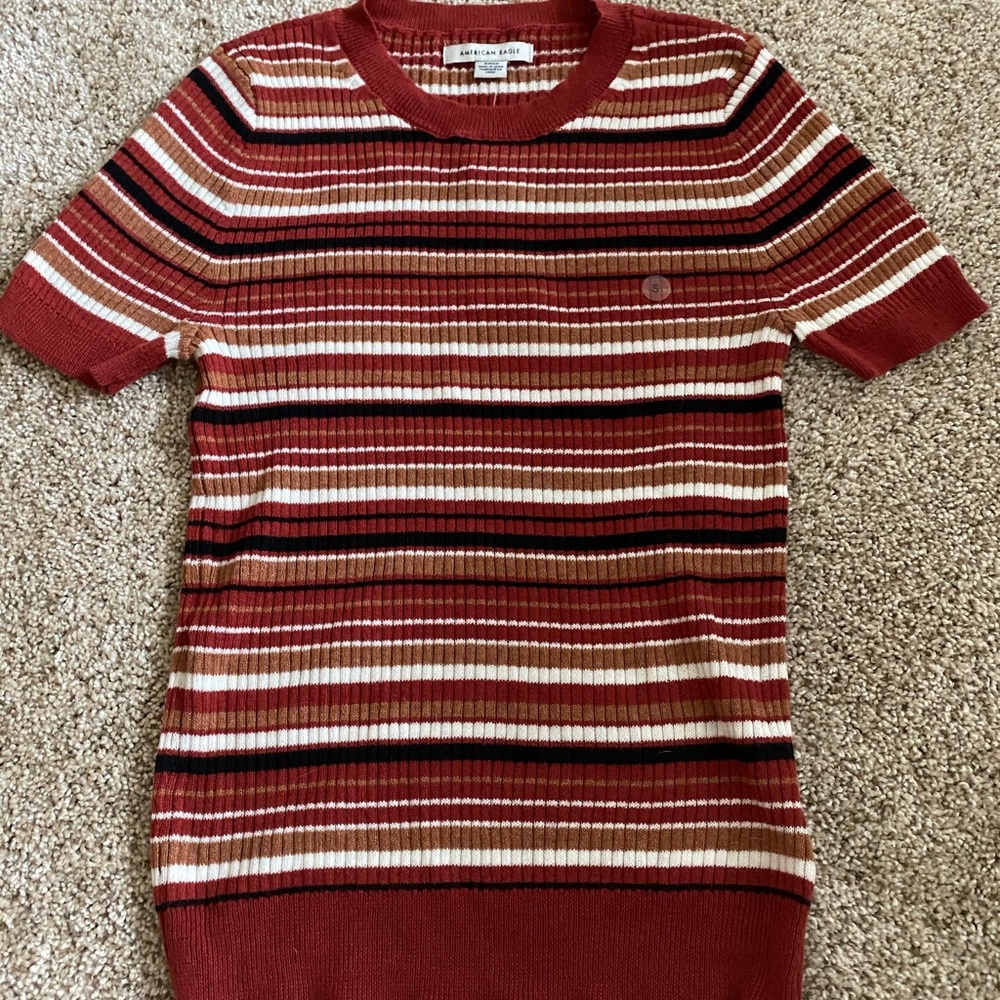 American Eagle Short Sleeve Sweater